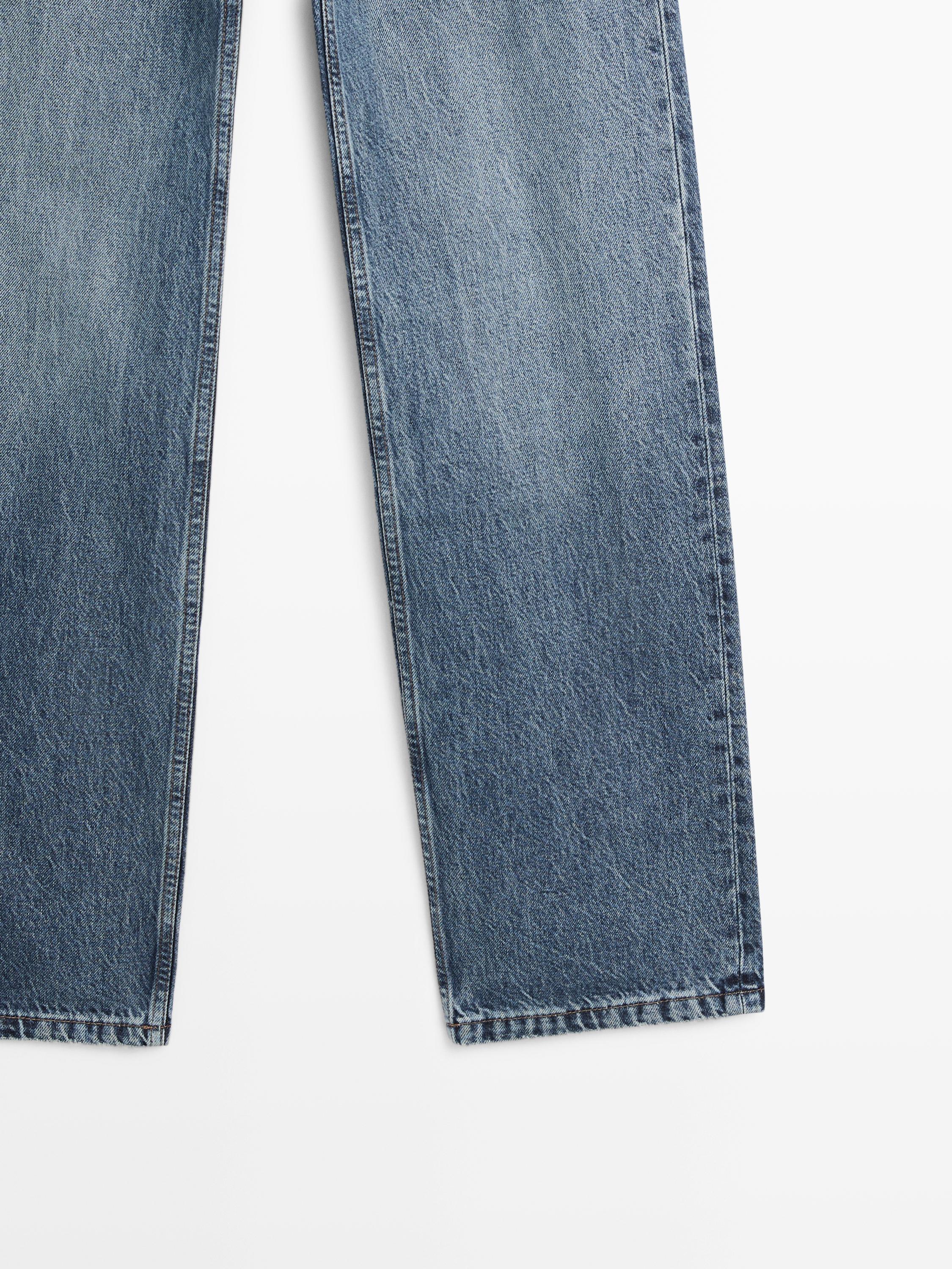 Jean straight mid-rise